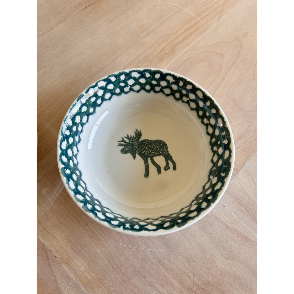 Folk Craft TIENSHAN Pine Tree Round Platter Tray/Chop Plate 12" Wide